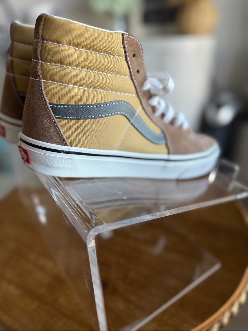 Vans Women's Sk8-Hi Canvas / Suede Sneaker NEW no tags - Picture 4 of 10